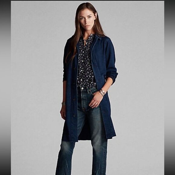 RRL Double RL Stillwater Indigo Wash Boy Fit Jeans - Picture 16 of 16